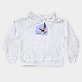 Collared Pratincole watercolour Kids Hoodie